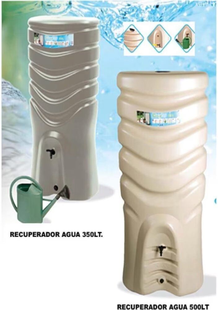 Recolector De Agua De Lluvia Eda Para Jardín Y Terraza Beige Talla Única Unisex