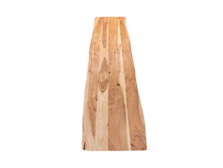 SAM Holzplatte Curtis 180x40 cm Akazie natur lackiert Baumkante Tischplatte Baumkanten-Platte, Akazienholz naturfarben massiv, für Heimwerker, Arbeitsplatten, Tische & Fensterbretter