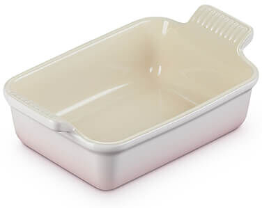 Le Creuset Shell Pink Stoneware Small 19cm Heritage Rectangular Dish