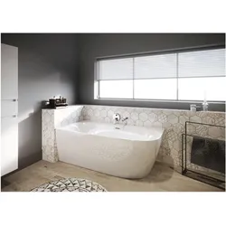 RIHO Omega Corner Eck-Badewanne, 170x80x59cm, 190 Liter, weiß glänzend, B097001005, Ausführung: Version rechts