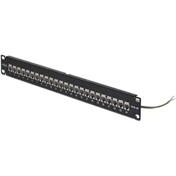 StarTech 24 Port Patch Panel, Server Zubehör, Schwarz, Silber