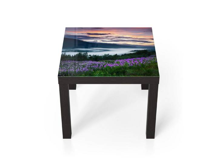 DEQORI Couchtisch 'Nebelhauch am Morgen', Glas Beistelltisch Glastisch modern