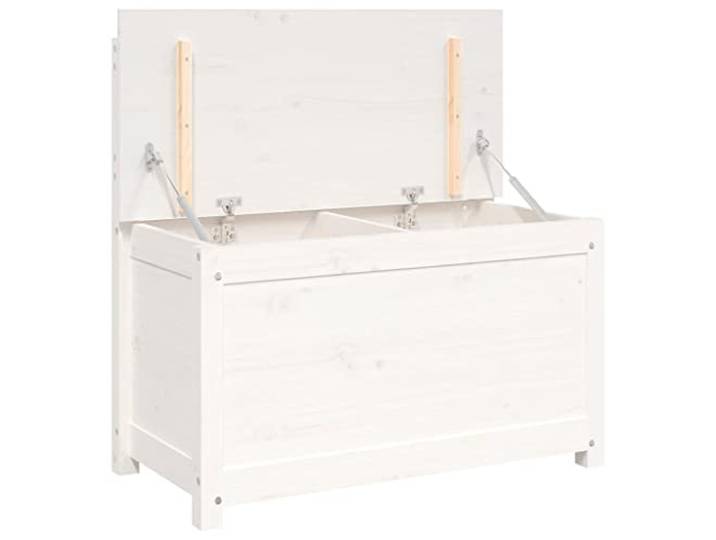 vidaXL Sitzbank Weiß 80x41x77 cm Massivholz Kiefer