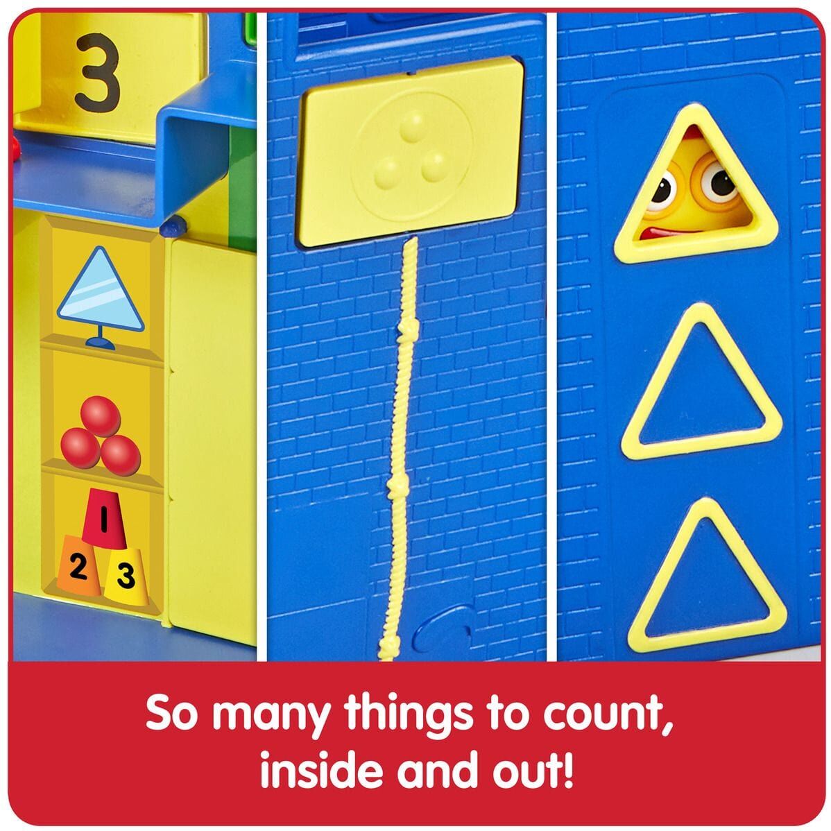 Learning Resources Numberblocks Step Squad Mission Headquarters for Ages 3 and Up - Interactive Learning Playset with Durable Construction