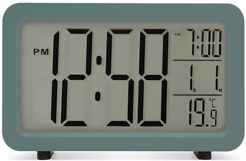 Acctim Harley Storm Blue Digital Alarm Clock