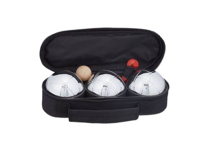 Relaxdays 3 Boule Kugeln im Set