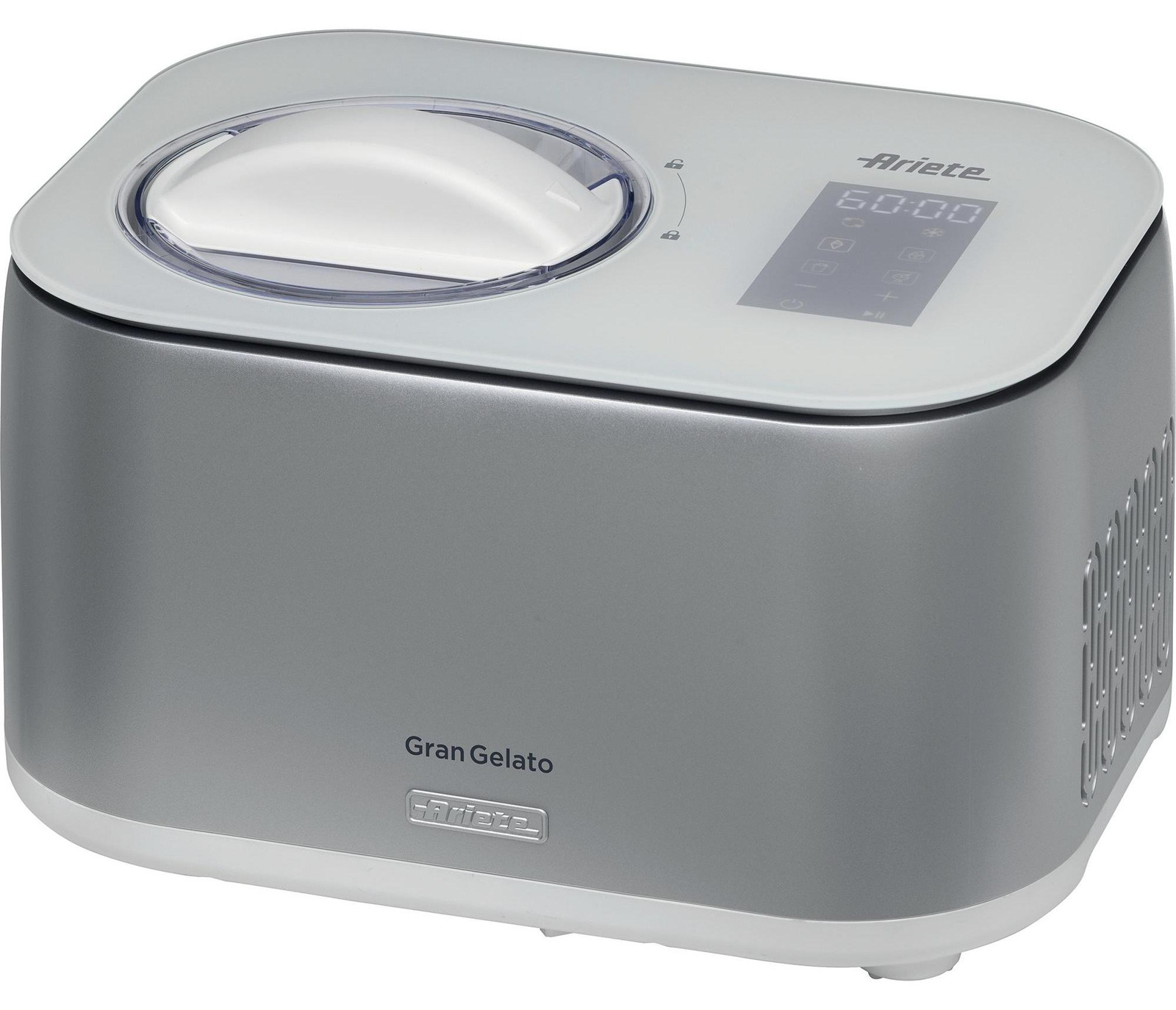 Ariete IJsmachine Gran Gelato 4-in-1 wit/zilver 100 Watt