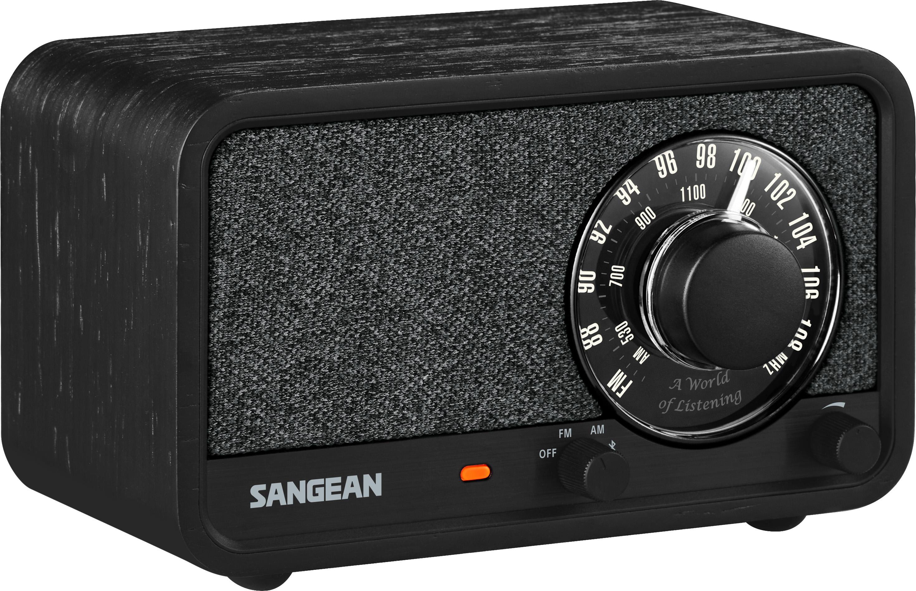 Sangean WR-8 Portables FM-Radio Echtholz-Gehäuse Mitternachtseiche A500547