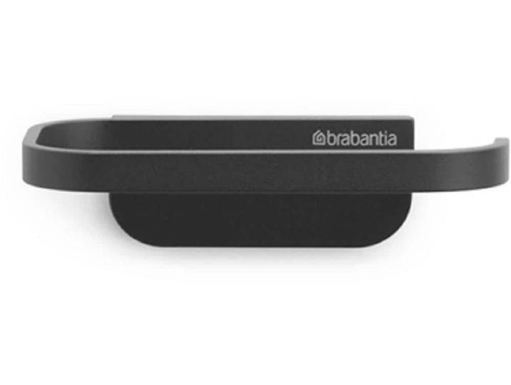 Toilettenpapierhalter BRABANTIA Mindset , grau (anthrazit), B:14cm H:4,2cm, Kunststoff, Toilettenpapierhalter, Toilettenpapierhalter