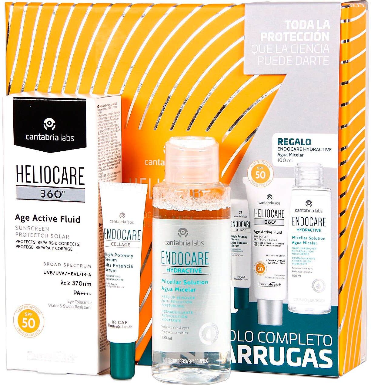 Heliocare 360º Pack Age Active + Cellage + Agua
