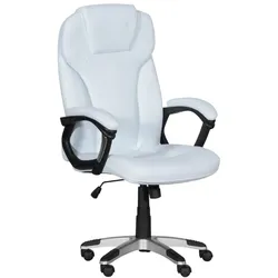 Carmen 6514 Chefsessel mit Kunstleder – Weiß