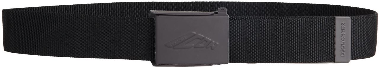 Dsquared2 Cinturón Unisex Negro 70 Unisex