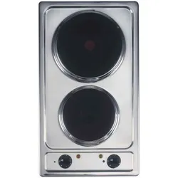 Amica KME13135E, Kochfeld, Schwarz, Silber