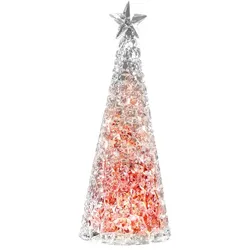 Sompex LED-Tischleuchte Glamor Acryl Rot 28 cm
