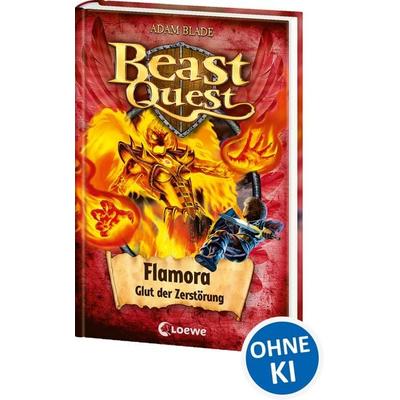 Beast Quest (Band 64) - Flamora, Glut der Zerstörung, Gebundene Ausgabe von Adam Blade, Loewe, 978-3-7432-0892-6