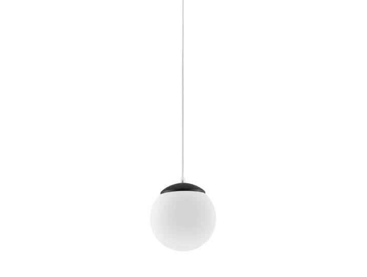 Design Pendellampe „Ugo“ Ø 20 cm Schwarz / Weiss Sollux Lighting