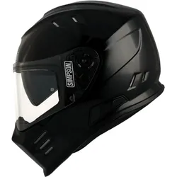 Simpson Venom Solid, Integralhelm - Weiß - XS