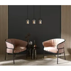 Italux PND-78901-3-BK+SG Pendelleuchte Kalula E27