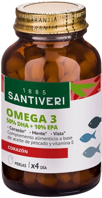 Santiveri OMEGA 3, DHA + EPA 120 Softgels