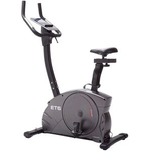 Christopeit Ergometer ET 6, 12 kg Schwungmasse, Upright-Bike, mit Bluetooth & Pulsmesser, 24-stufiger Magnetwiderstand