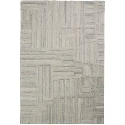 TEPPICH aus Wolle EDALE in Natur, abstrakt, Florhöhe 6 mm, 200 x 300 cm
