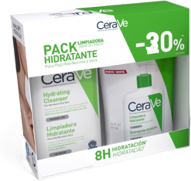 Cerave Pack Hydrating Cleanser Normal Dry Skin 1 un