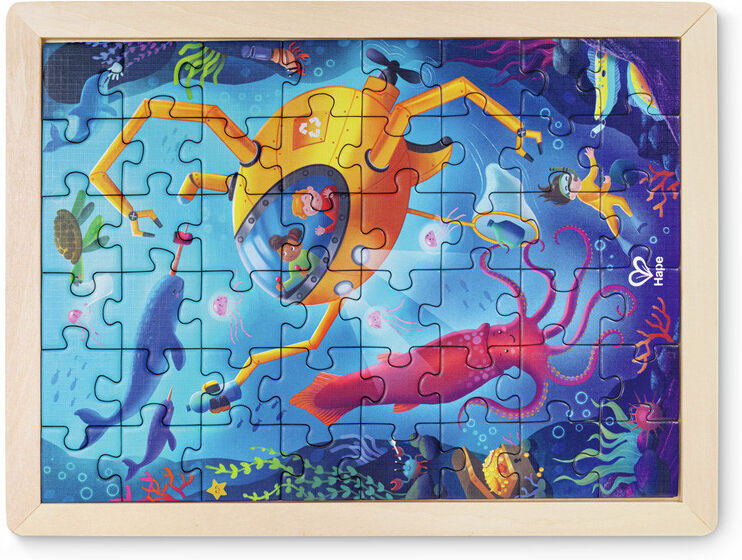 Hape Puzzle sauvetage des océans 48 pièces
