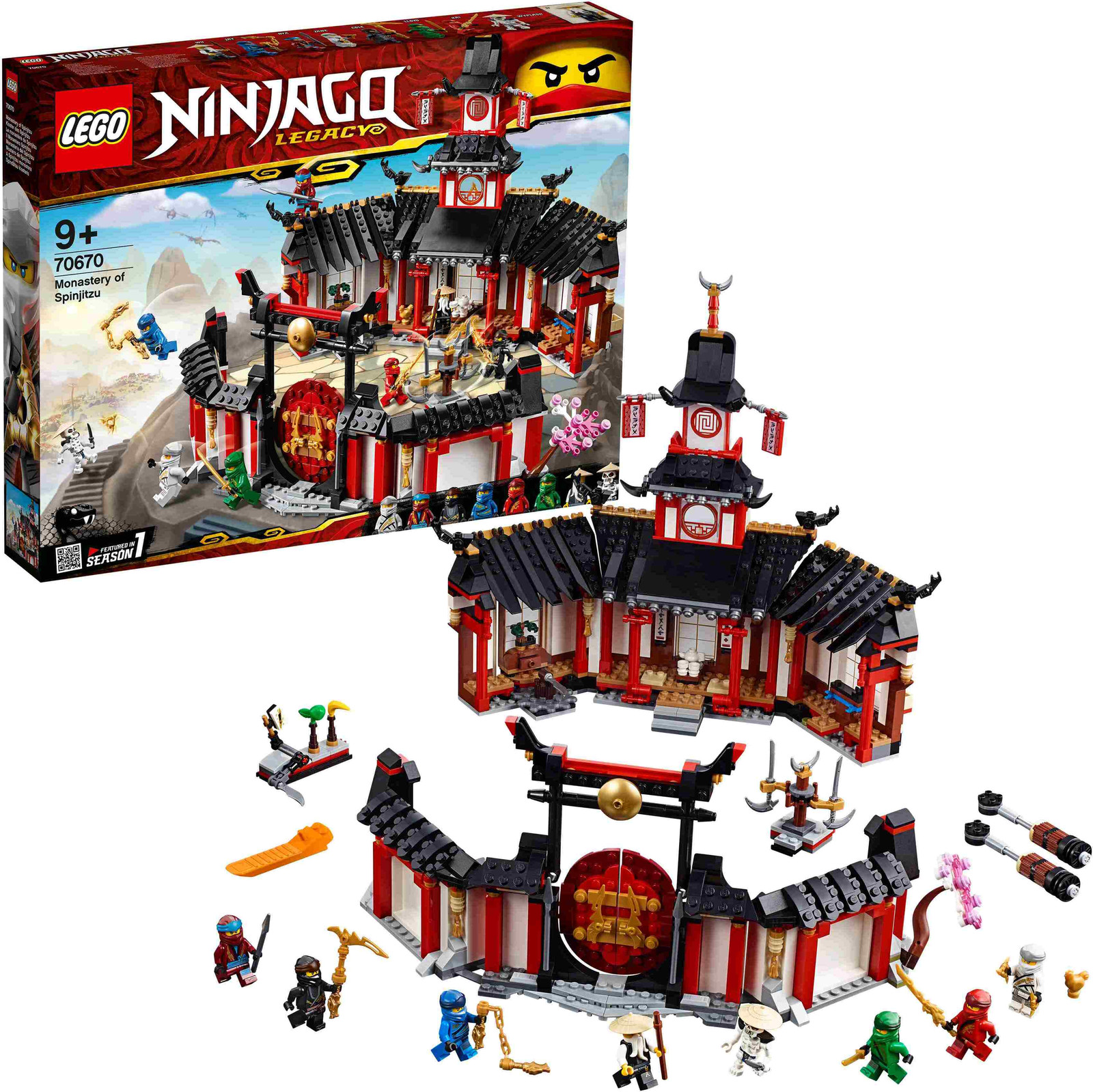 LEGO NINJAGO Klooster van de Spinjitzu 70670