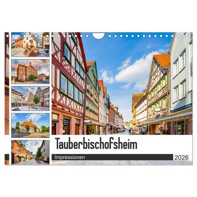 Tauberbischofsheim Impressionen (Wandkalender 2026 DIN A4 quer), CALVENDO Monatskalender