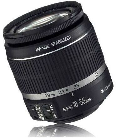 Canon EF-S 18-55mm 3.5-5.6 IS   Schwarz - Refurbished