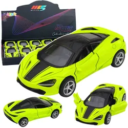 Sportwagen Metal Drive Lights Sounds Green 1:32