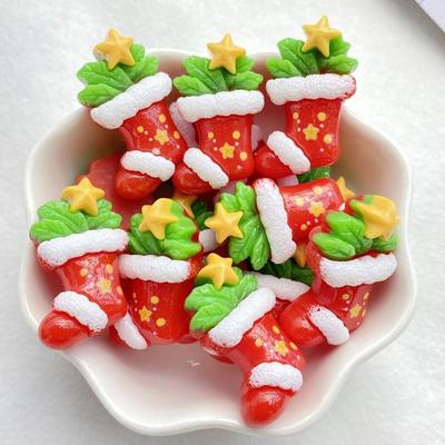 Uplift Essentials 10 Piece Resin Christmas Flatback Cabochons Set style E