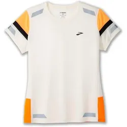 BROOKS Damen T-Shirt Run Visible Short Sleeve 2.0, Größe L in Weiß Weiß