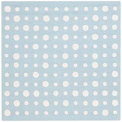 SAFAVIEH Handmade Kids Nessie Dots Wool Rug