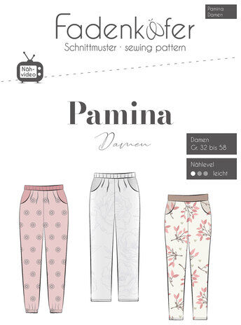 Fadenkäfer Schnitt "Hose Pamina" für Damen