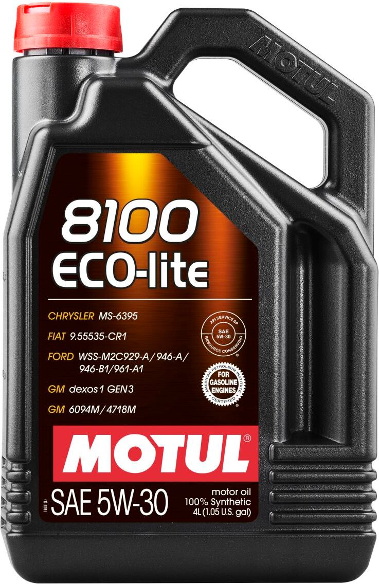 Moottoriöljy Motul 108213 8100 Eco-Lite 5w30 4l