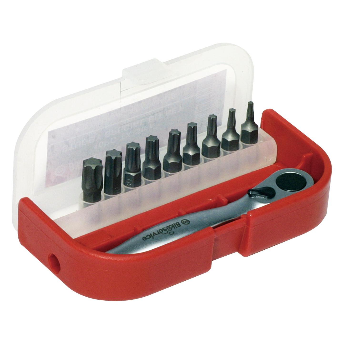 Bikeservice Bitstz M Umschltknr Bst 10tlg Torx (Innensechsrund TX) (BS9729)