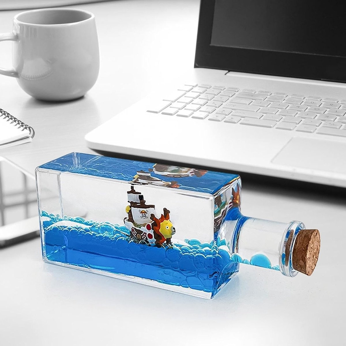 Merkloos Model Schip Piratenschip Acryl Boot Decoratie voor Kantoor en Huis
