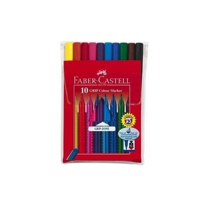 Faber-Castell Filzstifte Grip Colour Marker, 10er Set