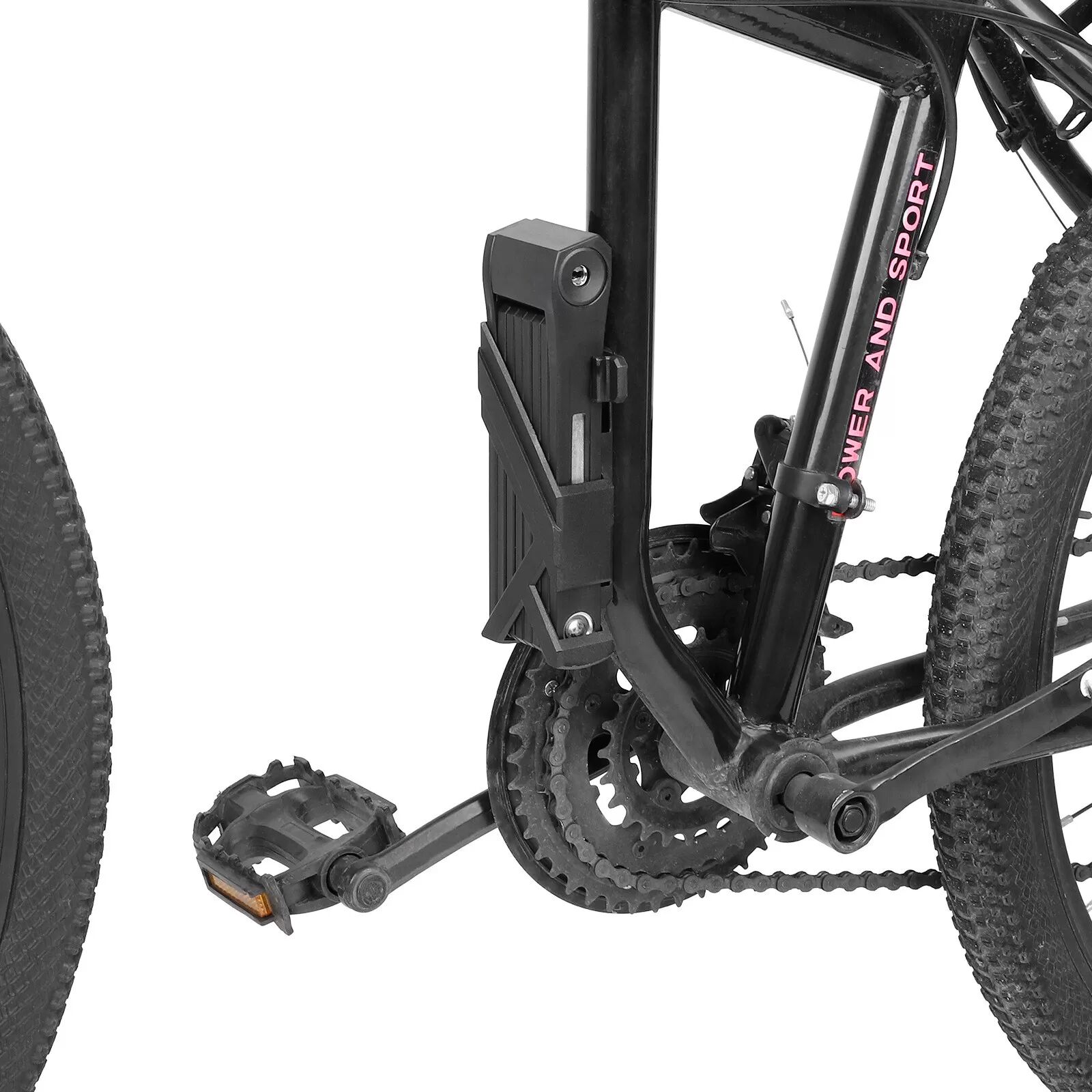 INF Serrure de vélo pliante antivol robuste, serrure de vélo pliable