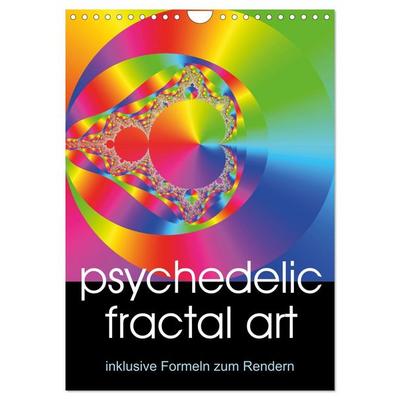 Psychedelische Fraktalbilder inkl. Formel (Wandkalender 2027 DIN A4 hoch), CALVENDO Monatskalender