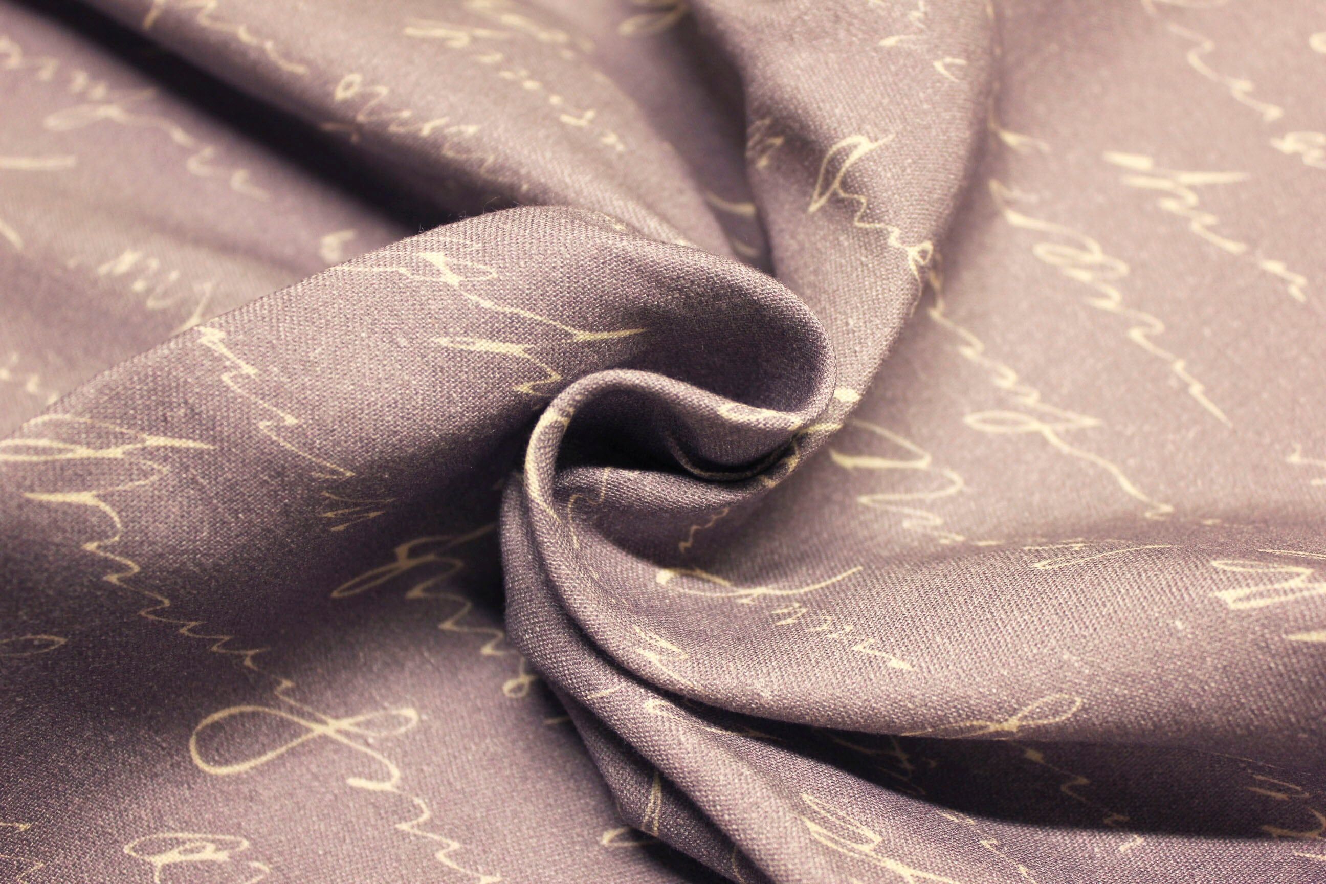 Stoffserviette ADAM "Scribble", lila (natur, lila), B:30cm L:30cm, Obermaterial: 73% Leinen, 27% Baumwolle, Servietten, Stoffserviette, aus Bio-Baumwolle,Made in Germany natur, lila Bio-Baumwolle Leinen