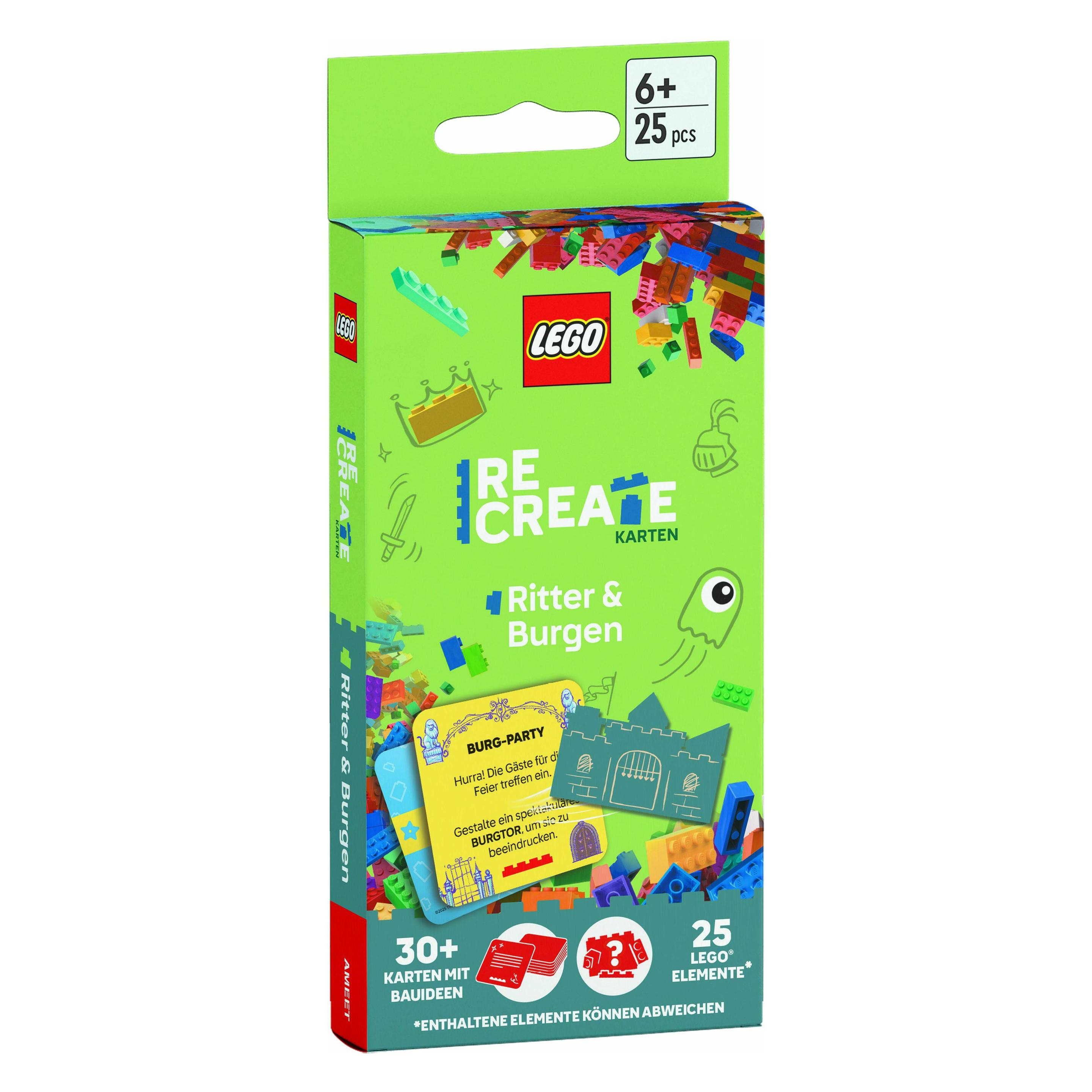 Ameet LEGO - ReCreate Karten - Ritter & Burg (80895)