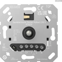 Jung RTR231 Raumthermostat 230V (Heizen/Kühlen)