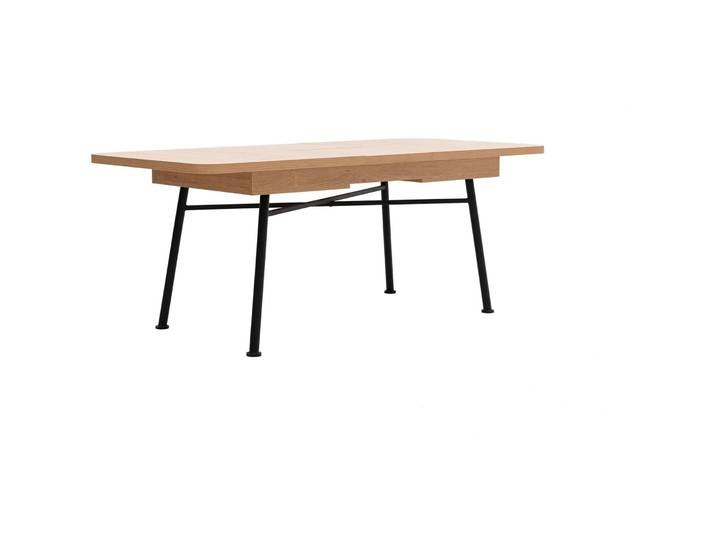 Esstisch ausziehbar Yemek Melamin natur B 160 T 90 cm