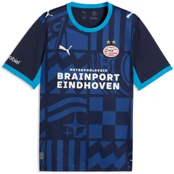Puma, Herren, Fussballtrikot, PSV Third Jersey Replica (S), Blau
