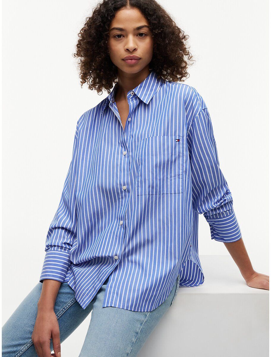 TOMMY HILFIGER Chemise en popeline à rayures
