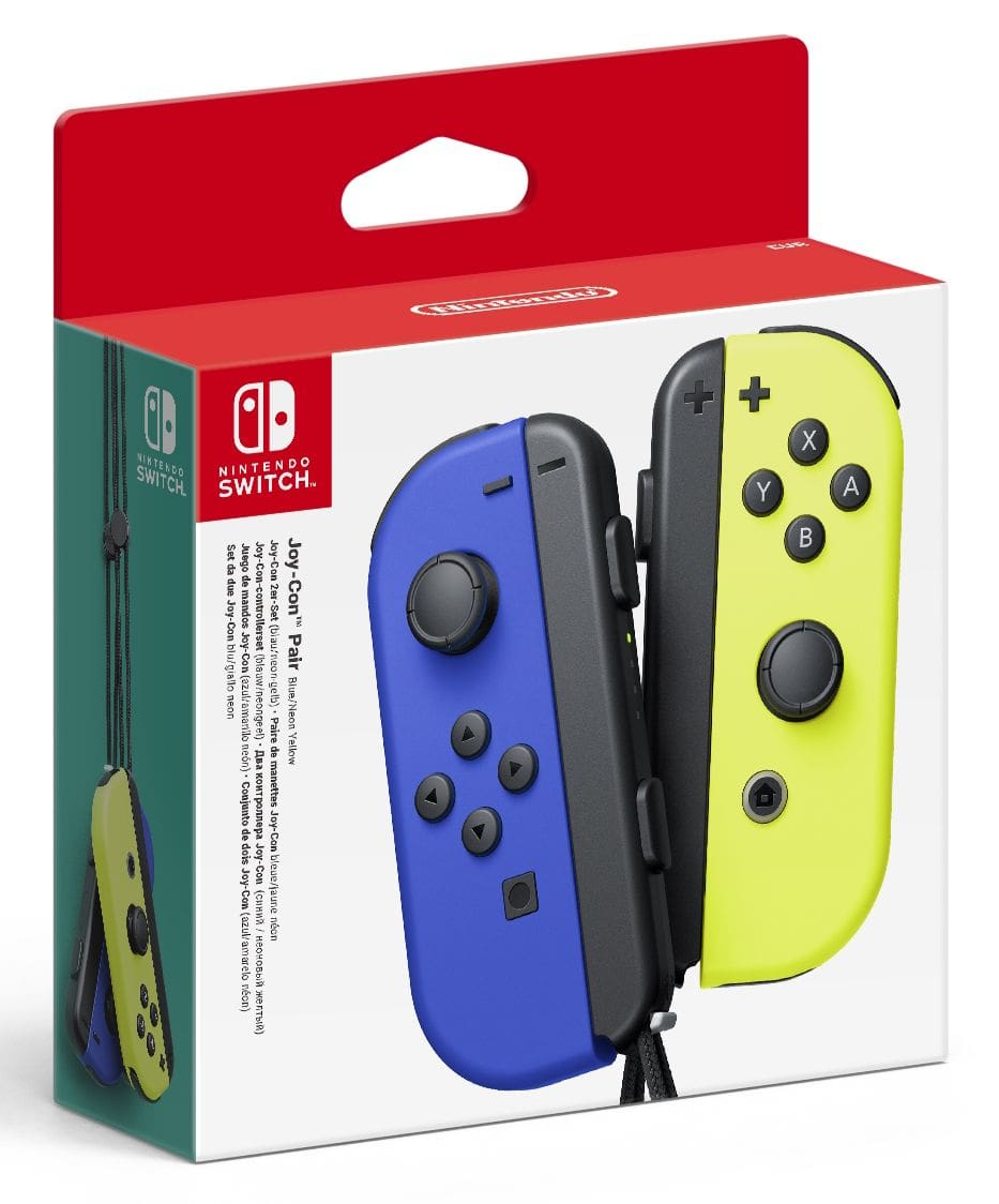 Joy-Con 2er Set Gamepad für Nintendo Switch/OLED (Blau/Gelb) 10019753