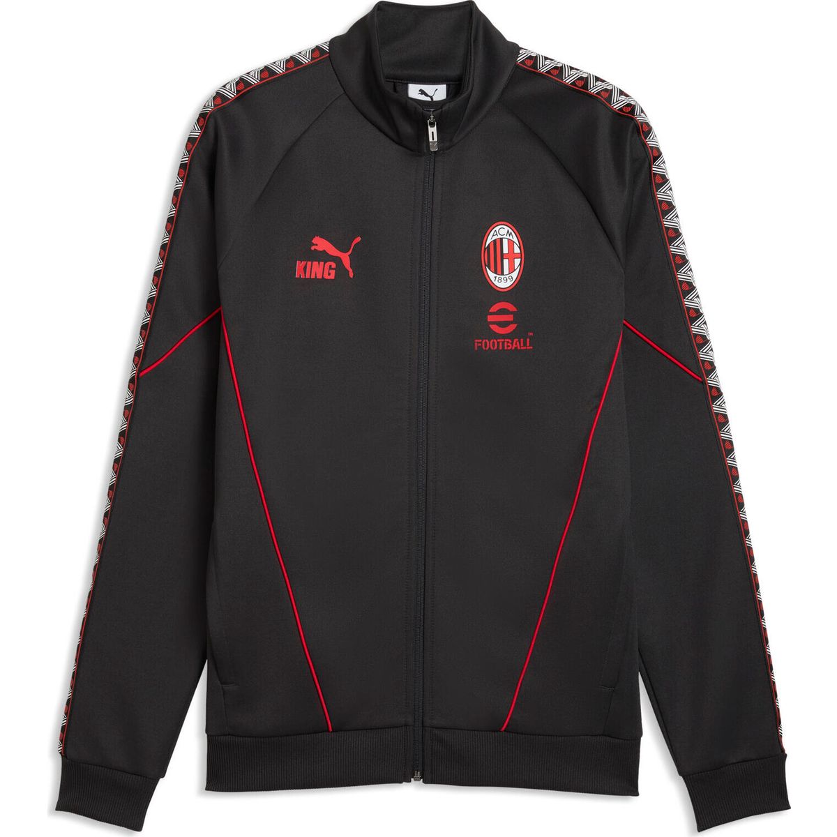 Puma ACM King Anthem Jacket flat dark gray-for all time red (17) L 786735-17-L