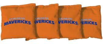 Skip's Garage Texas Arlington Mavericks Orange Cornhole Bags